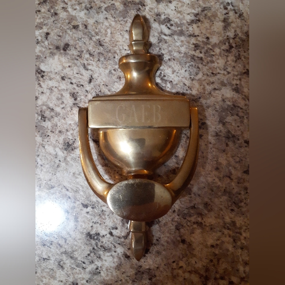 Vintage Brass Door Knocker